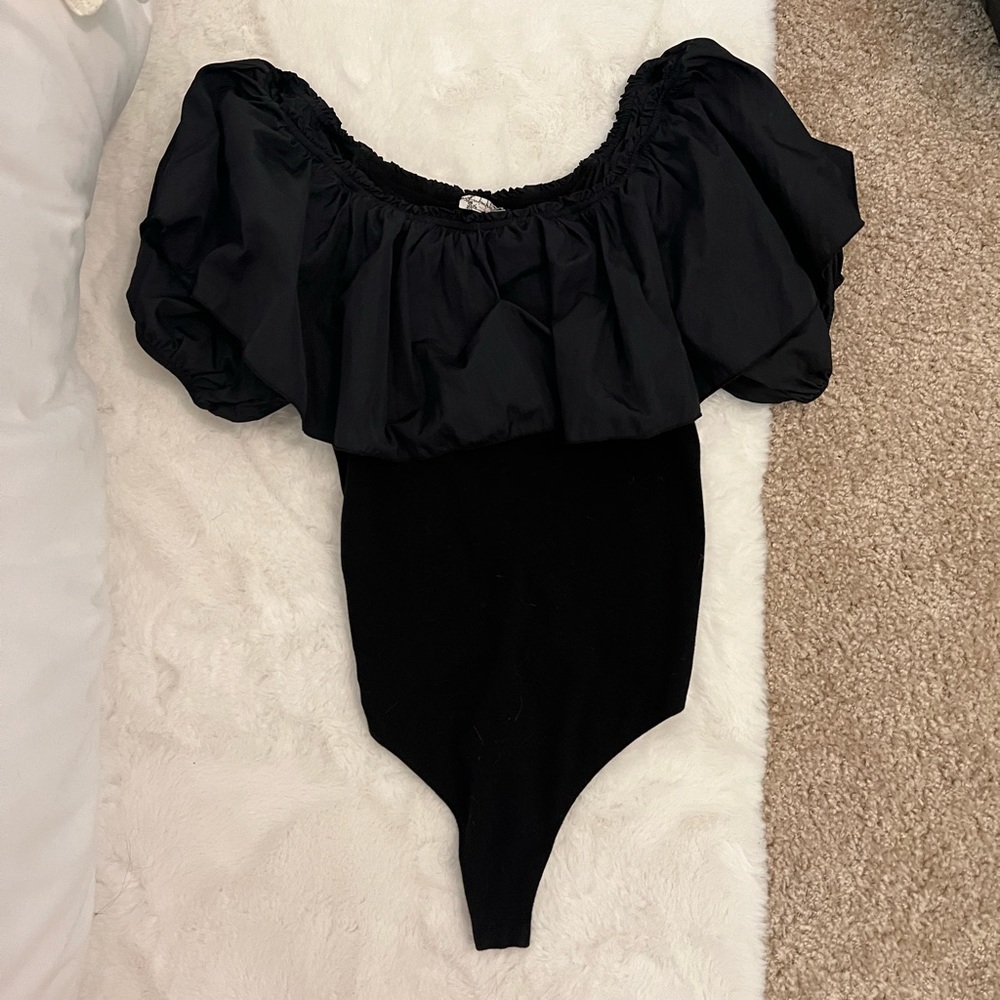 Free people intimately black bodysuit